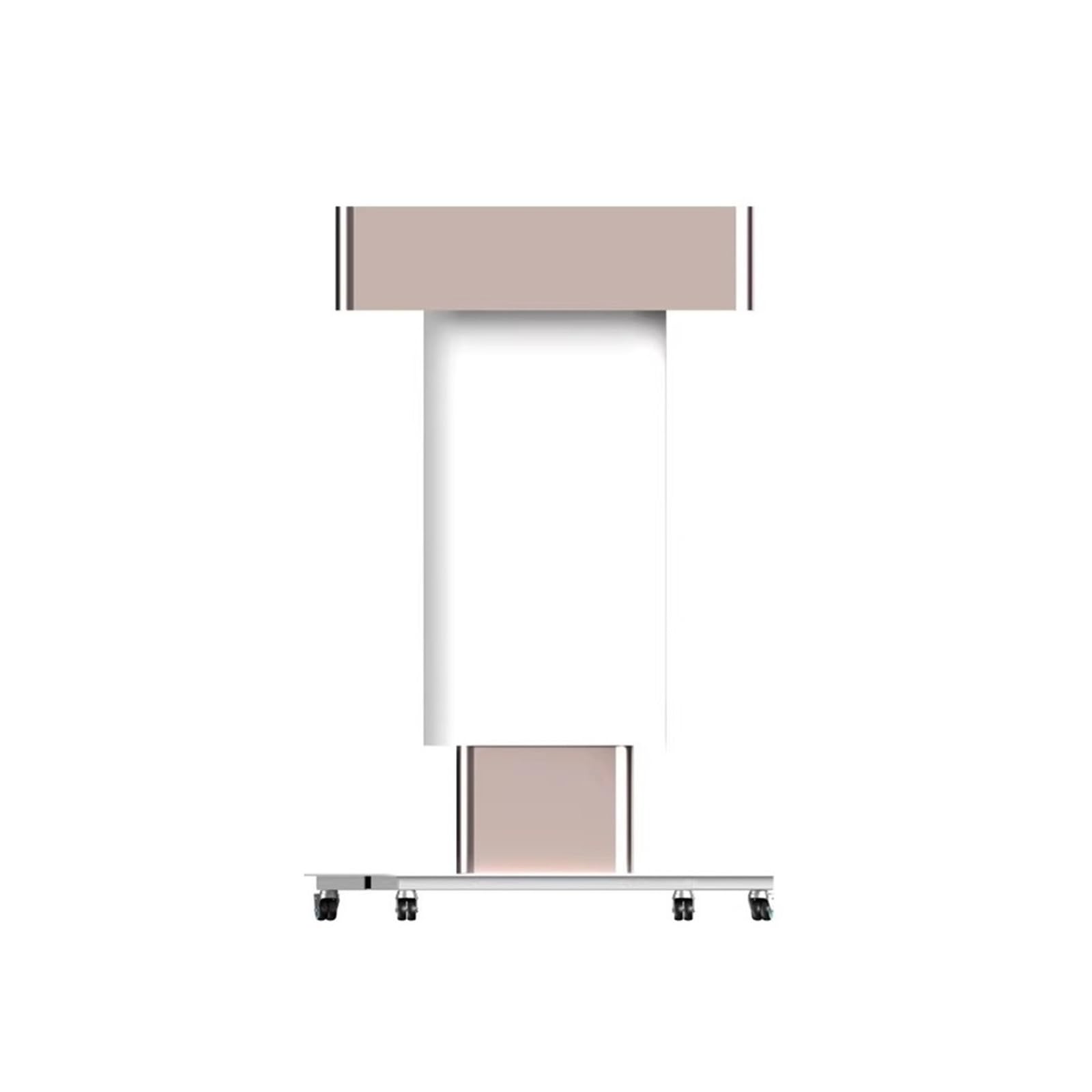 FZL02068LM Speaker Height-adjustable Mobile Lectern, Conference Reception Table, Host Podium for Leaders Pulpit