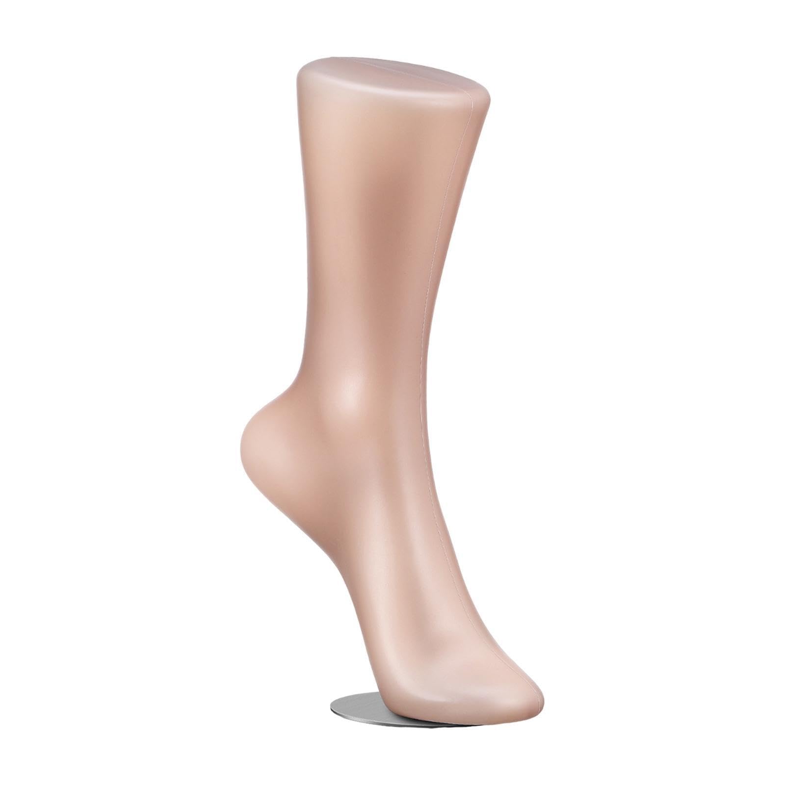 Pixzcsa Women's Foot Model Stand Mannequin Designer Footwear Display Showcase Enhancements In Home And Retail Environments Foot Sock Display Model Home Shop Mannequin