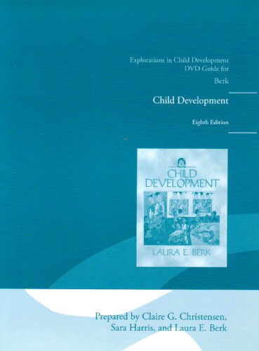 Explorations in Child Development DVD Guide for... 0205626696 Book Cover