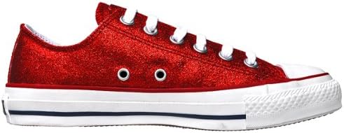 red metallic converse