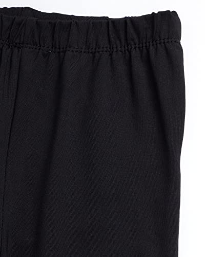 Dkny Girls' Leggings Set - 2 Piece Fleece Pullover Sweatshirt And Stretch Leggings, Size 7, Black/White #TOP5