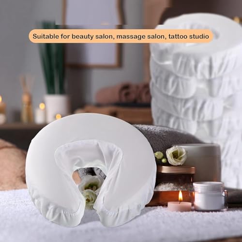 Fundas para cuna de mesa de masaje reutilizables e impermeables pack de 24 sábanas para reposacabezas 7