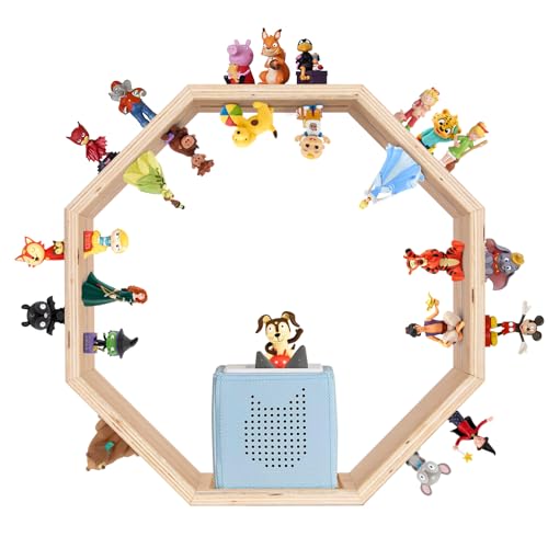 Todeco Étagère magnétique, Jusqu'à 60-70 Tonies, pour Tonie Box et Tonies, Poser ou Murale,...