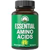All 9 Essential Amino Acids Supplement. Capsules with 3X More Leucine for Muscle Recovery, Growth. EAA Supplement Better Than BCAA / BCAAS Branched Chain Aminos Acid. USA Tested EAAs for Men + Women