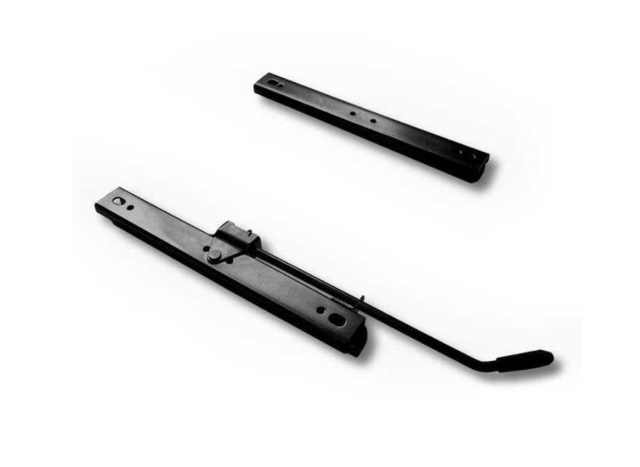 AUTO-STYLE Sedile sportivo "NK", in pelle sintetica e tessuto grigio, schienale reclinabile su due lati, con scivoli, colore: Nero