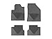 WeatherTech All-Weather Floor Mats for Cherokee - 1st & 2nd Row - W383-W317 (Black)