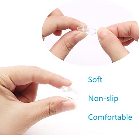 6 Paia Ganci Antiscivolo Per Occhiali - Silicone Morbido, Adatti Per Sport E Lavoro - Foto 2