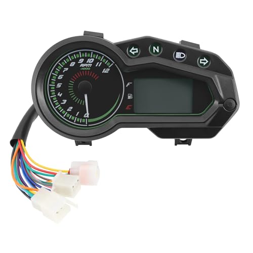 Compteur vitesse moto universel avec tachymètre digital pour un tableau de bord complet