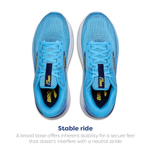 Image of Brooks Men's Ghost Max Suede /Leather Neutral Running & Walking Shoe