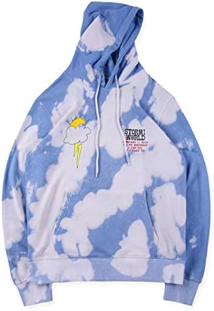 Hoodie Tie Dyeing Travis Scott Tour Astronaut Logo ASTROWORLD Hoodies 2019 Men Women Pullover Sweatshirts,Stylea,M