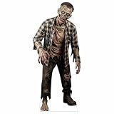 Halloween Zombie 1FT Cardboard Cutout – Spooky Life-Size Standee for Halloween Decorations