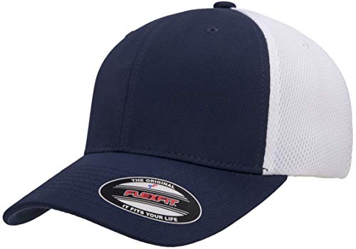 Image of Flexfit Two-Tone Stretch Mesh Fitted Cap Hat