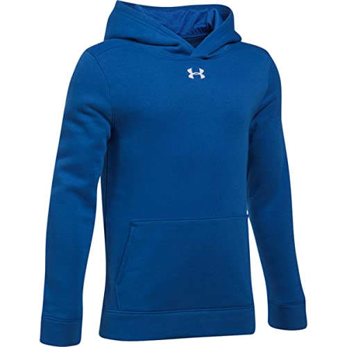UA Hustle Fleece YSM Royal pour l'entraînement de foot en hiver