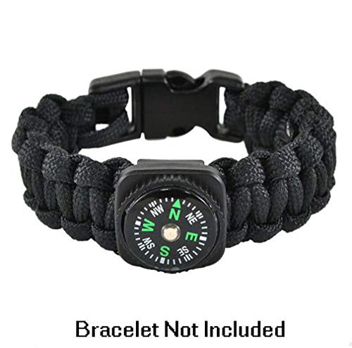 Button Compass Kid Compass Survival Paracord Bracelet For Hiking Pack Of 20 #TOP2