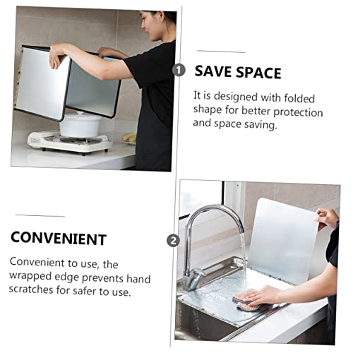 Plaque déflectrice huile pour plaque de cuisine Cabilock panneau isolant de protection