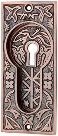 Adonai Hardware Letushim Decorative Flush Pull (Supplied as 2 Pieces per Pack) (Antique Copper)