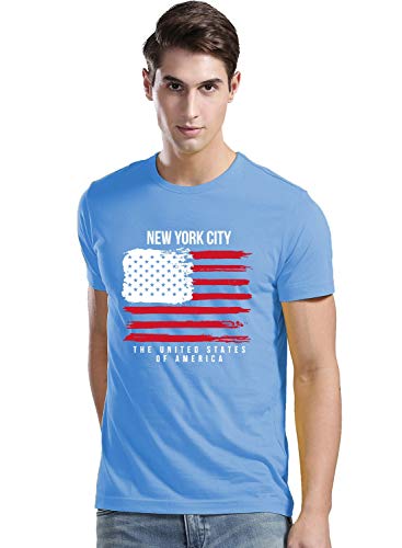 Image of ADRO Men's 100% Cotton Regular Fit T-Shirt