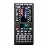 KOTO - Royal Dart Zähler, Dart Scorer, Anzeigetafel inkl. 40 Spiele, Spielstandsanzeige & Befestigungsmaterial, für 8 Spieler, Batteriebetrieben