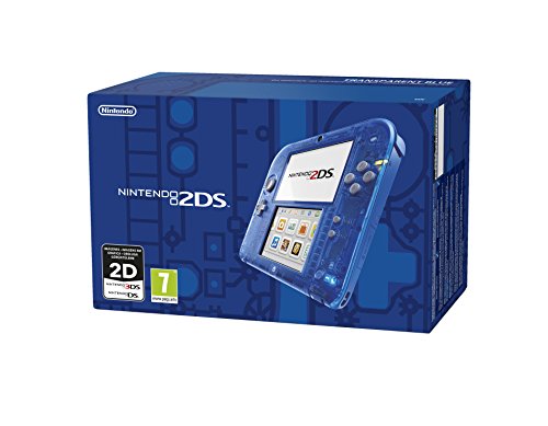 Nintendo 2DS Console, Blu Transparente