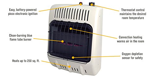 Mr. Heater, Corporation Mr. Heater, 30,000 Btu Vent Free Blue Flame Propane Heater, Mhvfb30Lpt (Bundle) #TOP5
