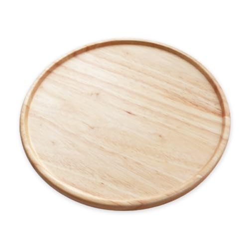 J-kitchens アウトドア こだわり 木製 スタッキング ラウンド プレート Φ30 x 2.3cm Current model