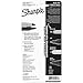 Sharpie Twin Tip Permanent Markers, Fine and Ultra Fine, Black, 4 Count
