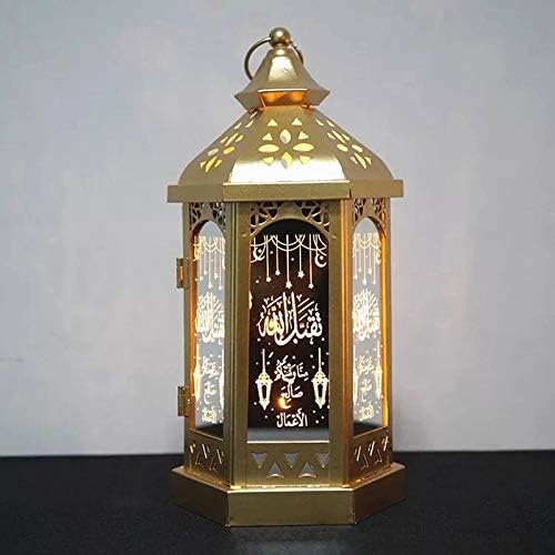 Ramadan Lantern Islamic Decor Ramadan Kareem Eid Decoration Eid Mubarak Decor Islamic Decoration Ramadan Decorations for Home (Color : UN001 A) (Un001 B )