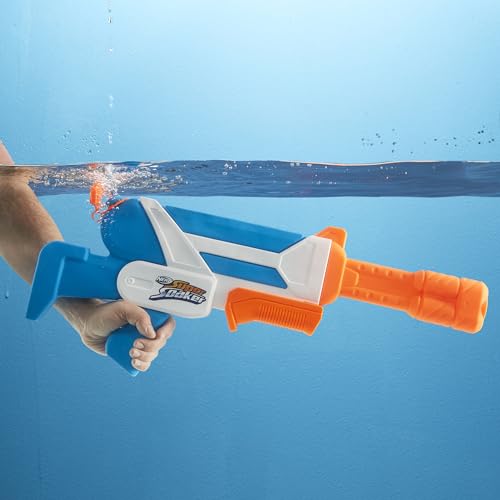 Nerf Super Soaker Twister Water Blaster, 2 Twisting Streams of Water, Pump to Fire, Outdoor Water-Blasting Fun, Multicolor (F3884)