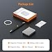 iDsonix 1TB External SSD, Portable SSD with Magnetic & Type-C USB 3.2 Gen 2x2 Cable, Up to 2000MB/s, 4K ProRes HDR Record and Store, External Solid State Drive for USB C Smartphone/Laptop/Tablets/PC