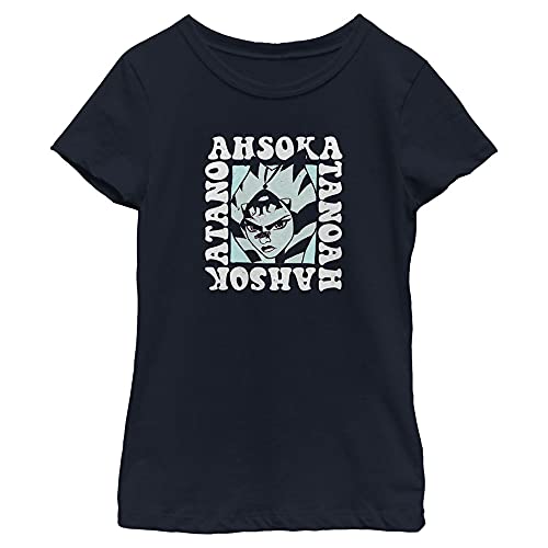T-shirt Star Wars Ahsoka coton confortable fille bleu M