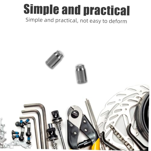 2pcs Tapas de Válvula para Bicicleta de Aleación de Titanio, Protector Ligero para Válvula de Neumático, para Ciclismo de Carretera y Montaña miniatura 5
