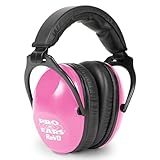 Pro Ears - ReVO - Hearing Protection - NRR 25 - Youth and Women Ear Muffs - Neon Pink