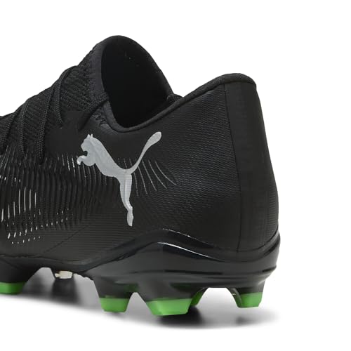 Puma Future 8 Match Low FG/AG, Unisex Fussballschuh, Puma Black-Puma Silver-Fluo Green, – Ansicht 3
