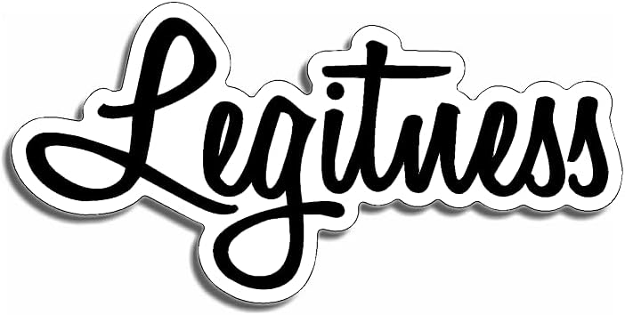 Legitness JDM Style Decal Sticker Custom Die-Cut Vinyl Funny Turbo Lowered Hella Drift Illest Import