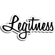 Legitness JDM Style Decal Sticker Custom Die-Cut Vinyl Funny Turbo Lowered Hella Drift Illest Import