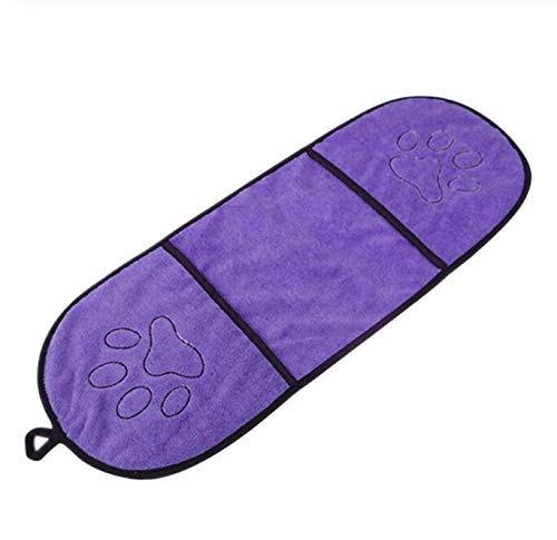 Chemeyes Pet Health Solutions Fleece Drying Towel For Dogs & Cats (purple)