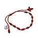 Pray Decade Handmade Mini Rosary St Benedict Red String Bracelets