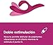 We-Vibe Nova 2 Conejito vibrador para mujeres consolador - Juguete sexual conejo vibrador estimulador del clítoris y punto G - 10 modos de vibración - Control por app - Juguetes para parejas adultas