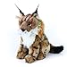 Luchs 25 cm sitzend braun gefleckt Stofftier Plüschtier Teddys Rothenburg