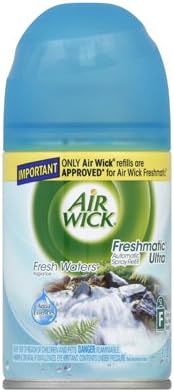 Air Wick 6233879553 Freshmatic Refill, Fresh Waters Scent, 5.89 oz. - Quantity 6
