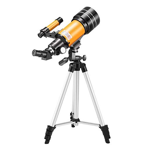 YONE Espacio telescopio astronómico, telescopio Refractor de 70 mm para los telescopios Profesionales con el trípode Juguetes educativos para niños Principiantes Astronomía Educativa