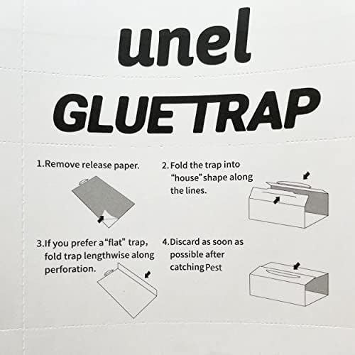 unel Pest Glue Traps (Pack of 3) | Multi-Use Pest & Insect Sticky Traps | Effective For Home, Office & Garden | Extra Strong Large Glue Sticky Board Pads Traps