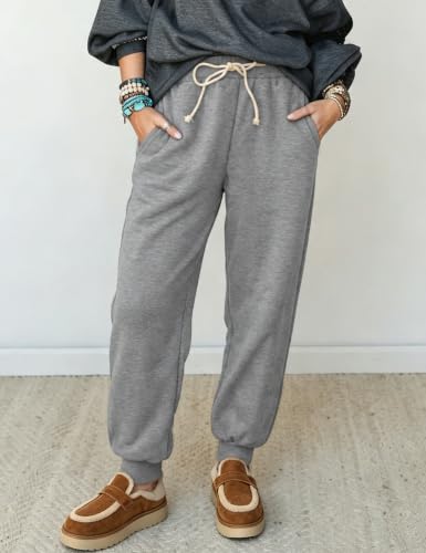 Image of Yeokou Women's Warm Sherpa Lined Athletic Sweatpants Joggers Fleece Pants