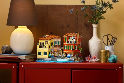 Image of LEGO 21359 Italian Riviera - Authentic Ligurian Seaside Village Model