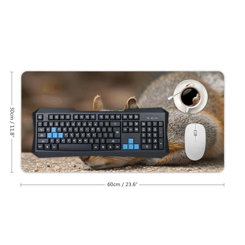 Mouse Pad grande blanco con base antideslizante miniatura 2