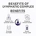 6 in 1 Lymphatic Complex Capsules – Lymphatic drainage with Burdock, Dandelion, Kelp Cleavers for Reduce Bloat, Balance Cortisol, Full Body Detox & Skin Vitality | Vegan · Non-GMO, 90 Capsules (1)