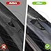 4 Pcs Wiper Arm Hole Protection Pad Wiper Cover Silicon Wipers Hole Protective Cover Front Wipers Protective Guards Universal Wiperes Blade Covers Car Accessories for Most Cars Trucks SUVs (Black)