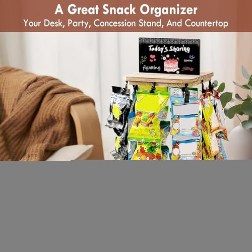 Panneau d'affichage et présentoir à snacks pour comptoir à structure verticale - 4