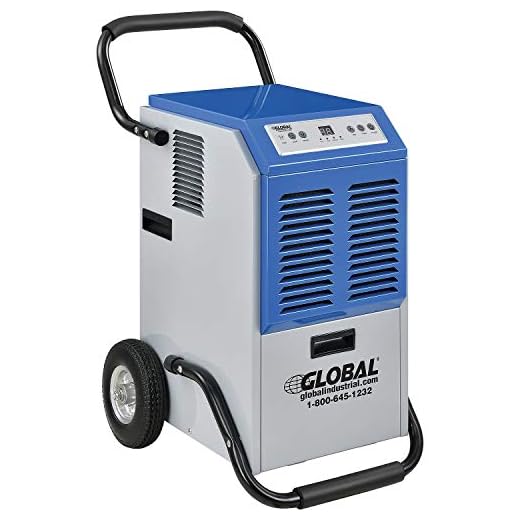 Portable Heavy Duty Commercial Dehumidifier, 110 Pints Per Day