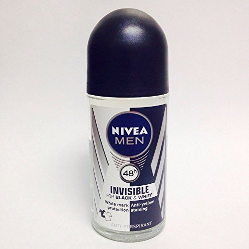 �j�x�A �����Y ���[���I�� �f�I�h�����g 50ml �i�����j ���s�A���i Nivea for Men Invisible Black & White Deodorant Roll-On 50ml [���s�A���i]